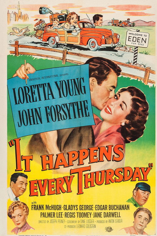 John Forsythe in It Happens Every Thursday (1953)
