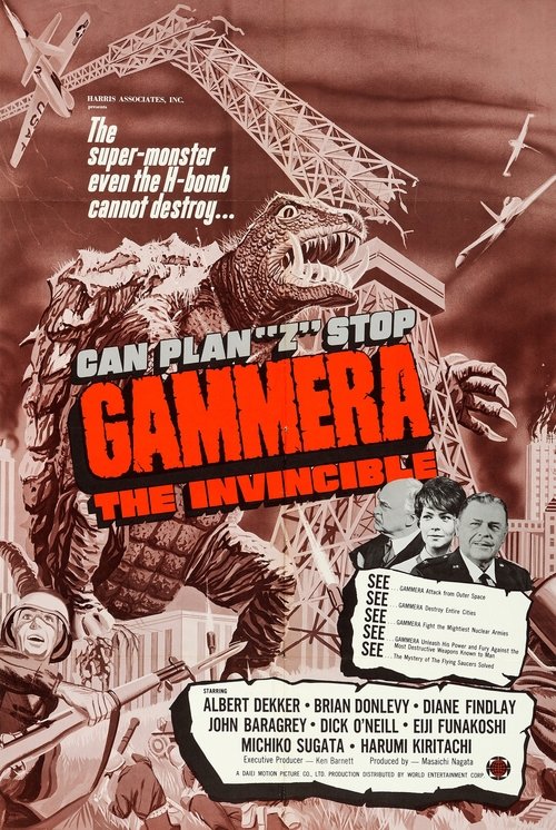 1960s SciFi in Gammera the Invincible (1966)