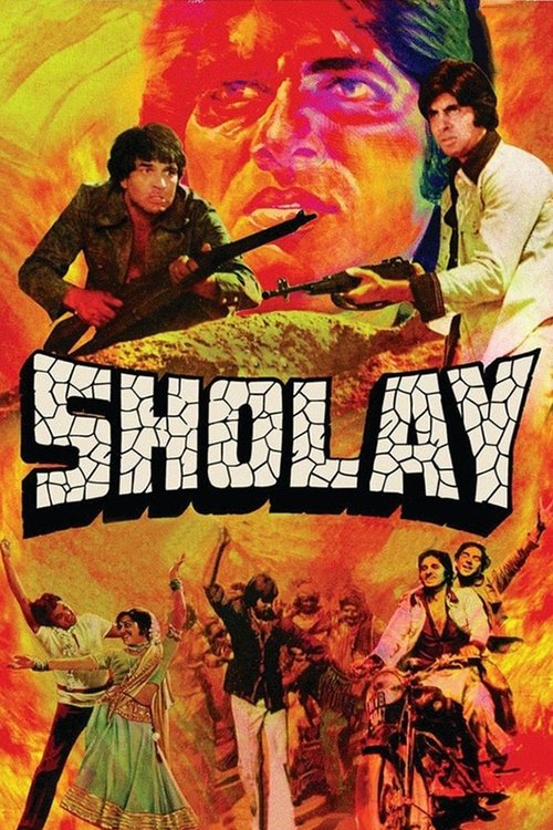 1975 Action in Sholay (1975)