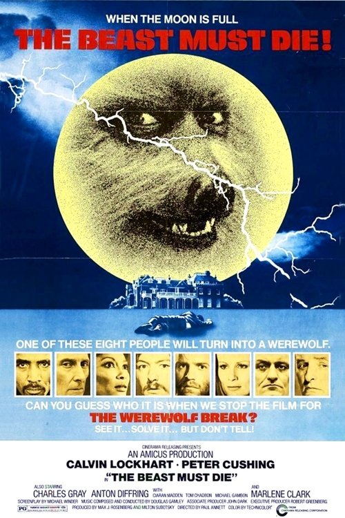 1974 Horror in The Beast Must Die (1974)
